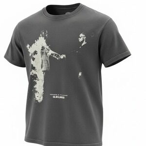 Metro Boomin Heroes & Villains Graphic T-Shirt Mens Small Charcoal Grey‎ Rap Tee